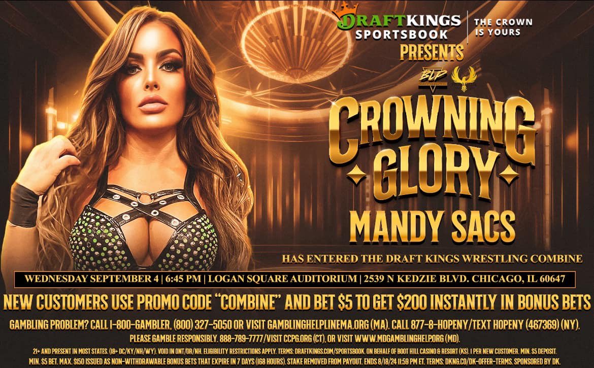 Mandy Rose announced for BLP DraftKings Wrestling Combine