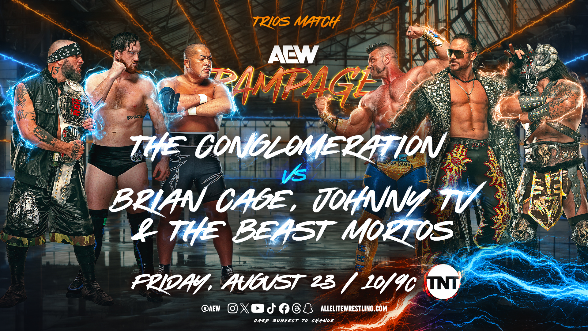 AEW Rampage live results: The Conglomeration trios match