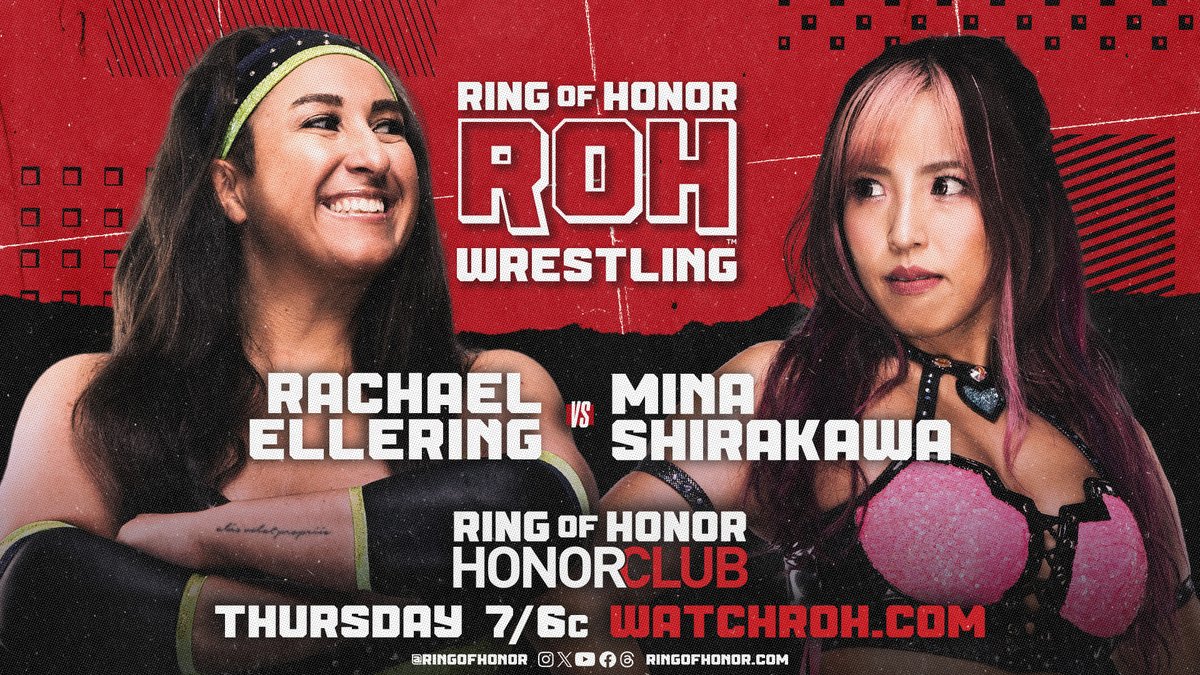 Ring of Honor TV live results: Mina Shirakawa vs. Rachael Ellering
