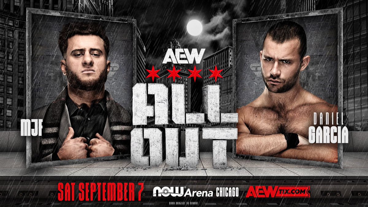 MJF vs. Daniel Garcia official for AEW All Out