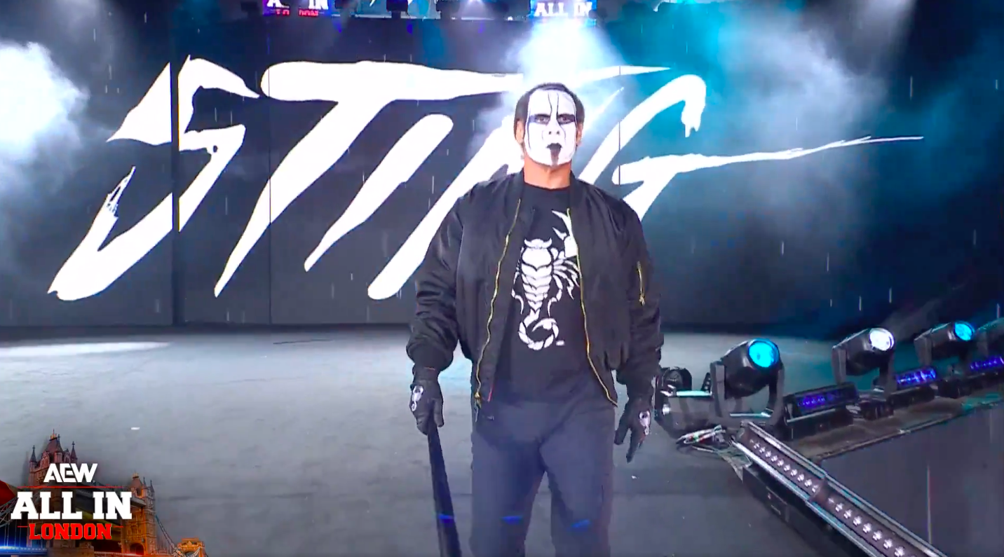 Sting makes surprise appearance at AEW All In
