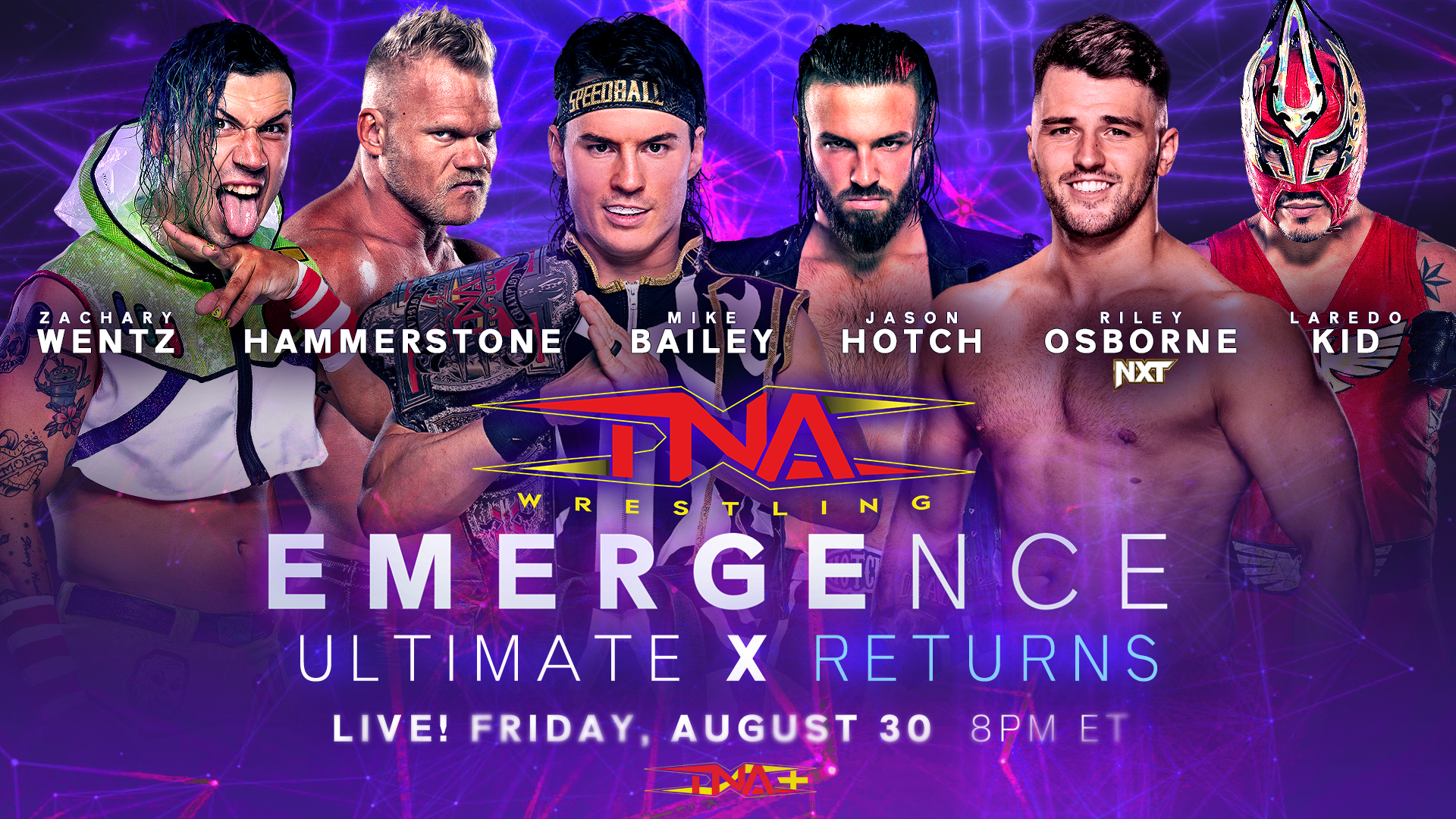 Ultimate X field finalized for TNA Emergence