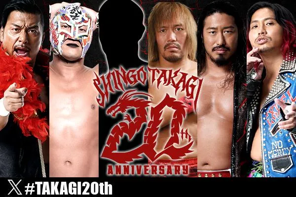 NJPW announces card for Shingo Takagi’s 20th anniversary show