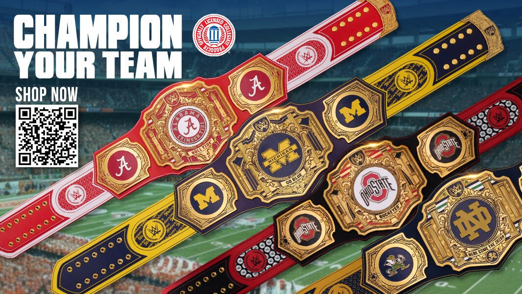 WWE producing new collegiate, NBA, NHL legacy title belts