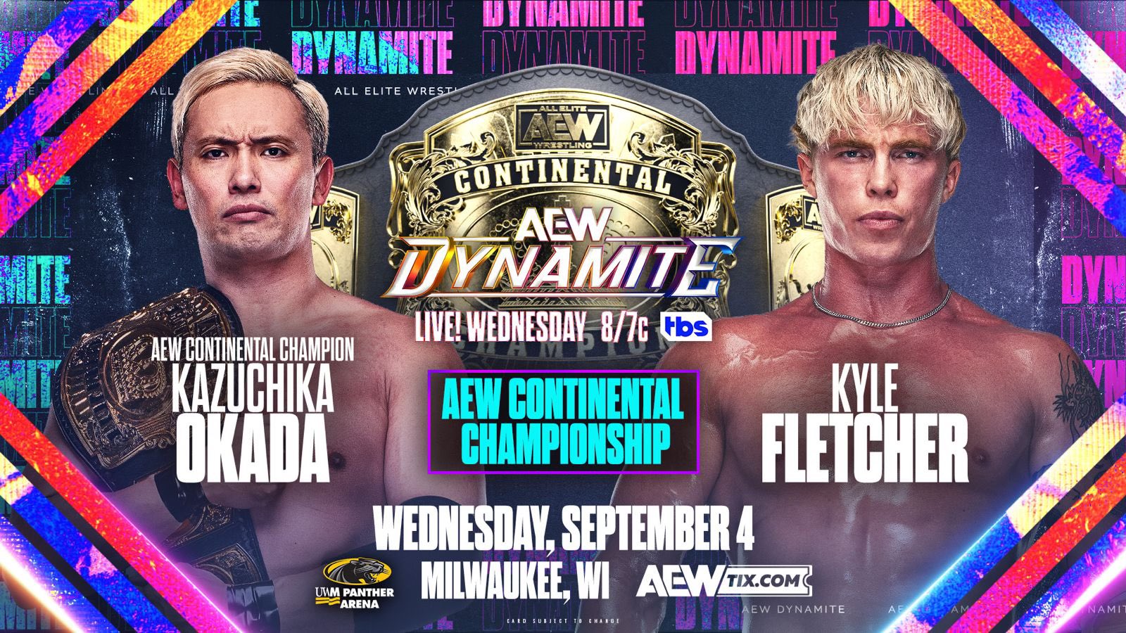 AEW Dynamite live results: Okada vs. Fletcher Continental title match
