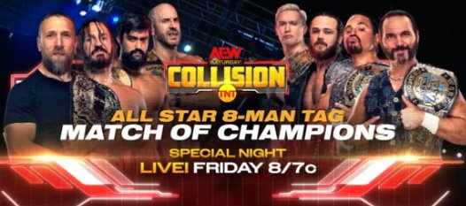 All star eight-man tag team match announced for AEW Collision