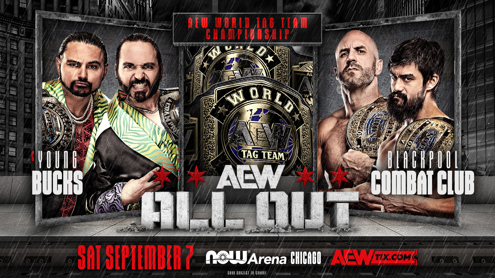Tag Team title match added to AEW All Out