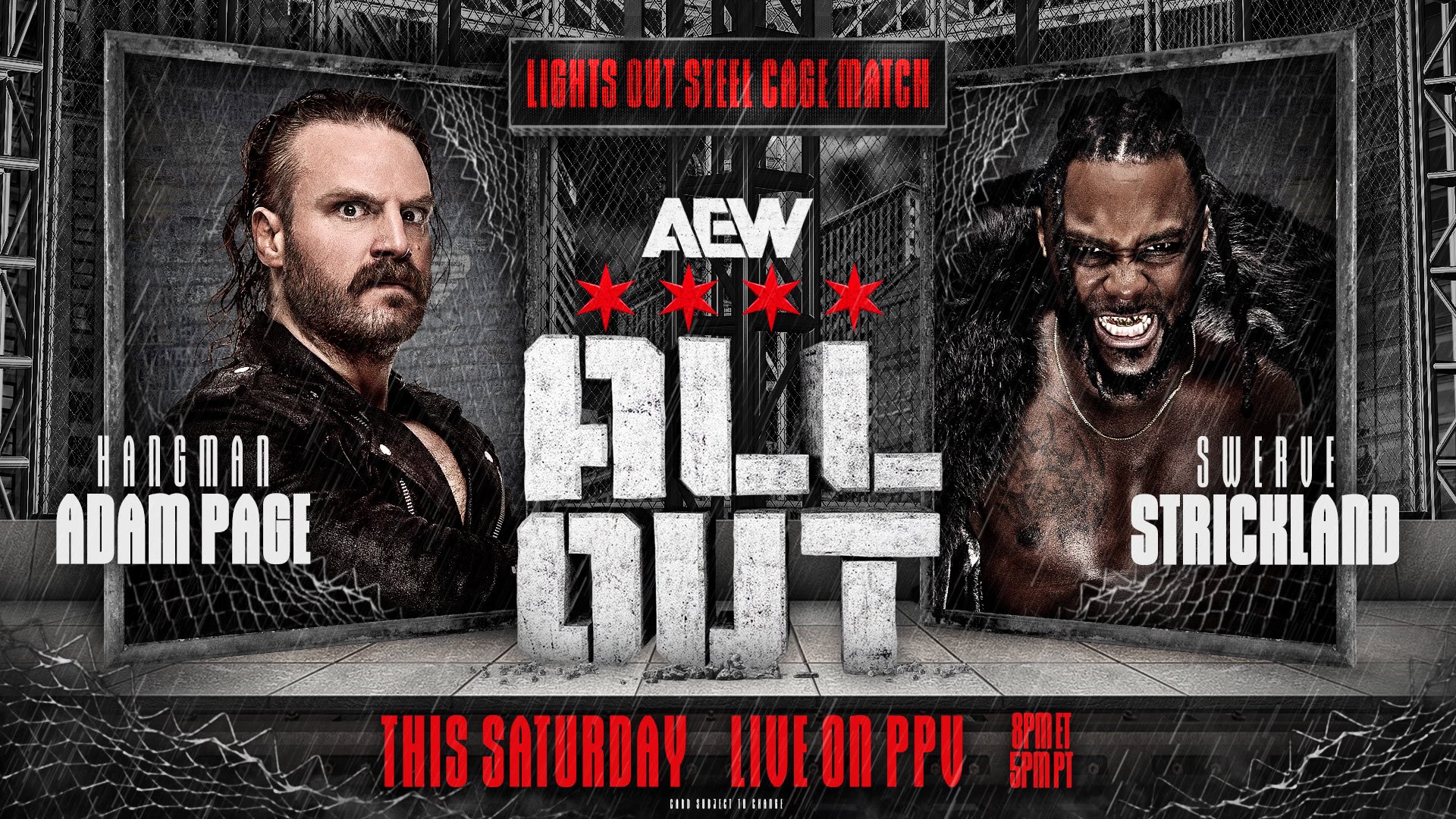 AEW All Out live results: Hangman Page vs. Swerve Strickland unsanctioned cage match