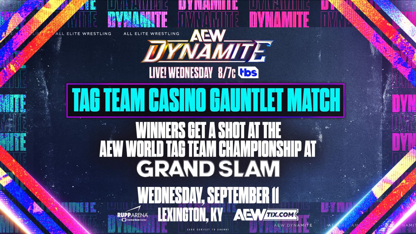 AEW Dynamite live results: Tag Team Casino gauntlet match