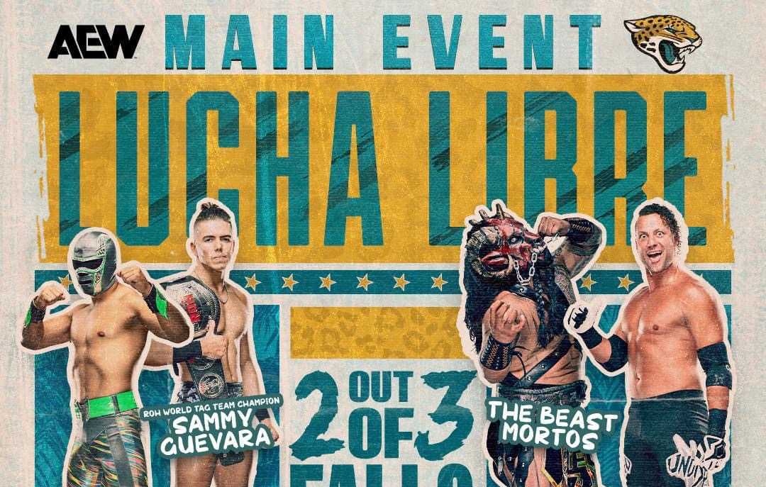 AEW promoting lucha libre match prior to Jacksonville Jaguars NFL home opener