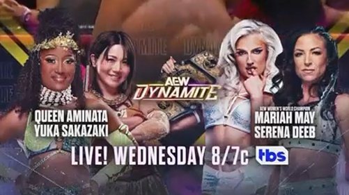 Mariah May & Serena Deeb vs. Queen Aminata & Yuka Sakazaki set for AEW Dynamite