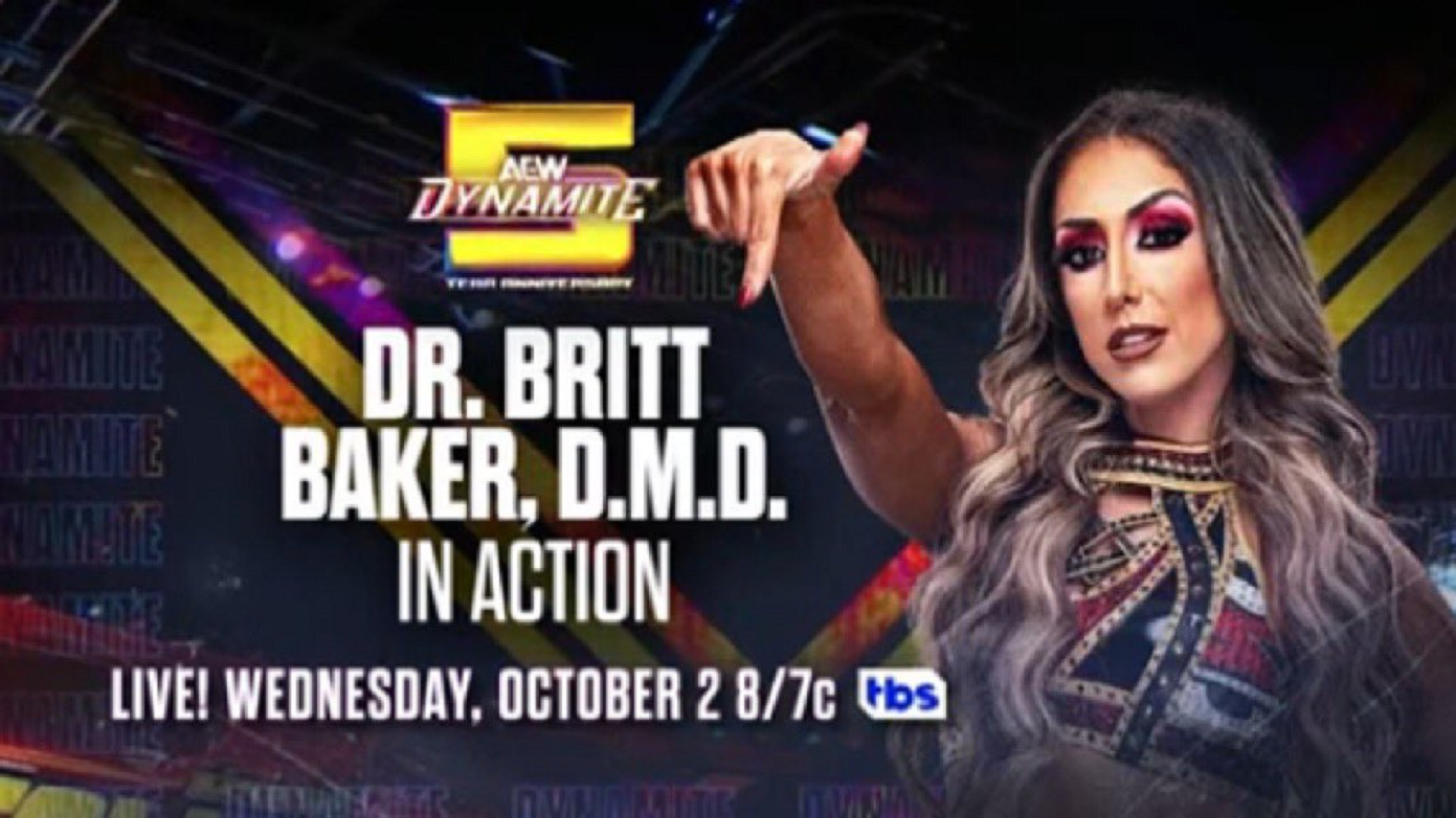 Britt Baker vs. Serena Deeb official for AEW Dynamite fifth anniversary