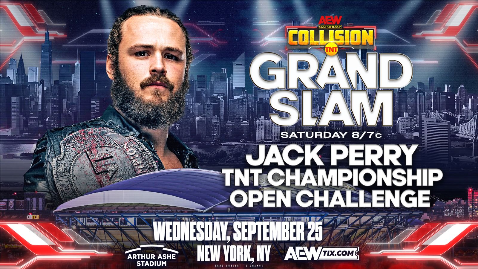 Jack Perry TNT open challenge added to AEW Grand Slam Collision