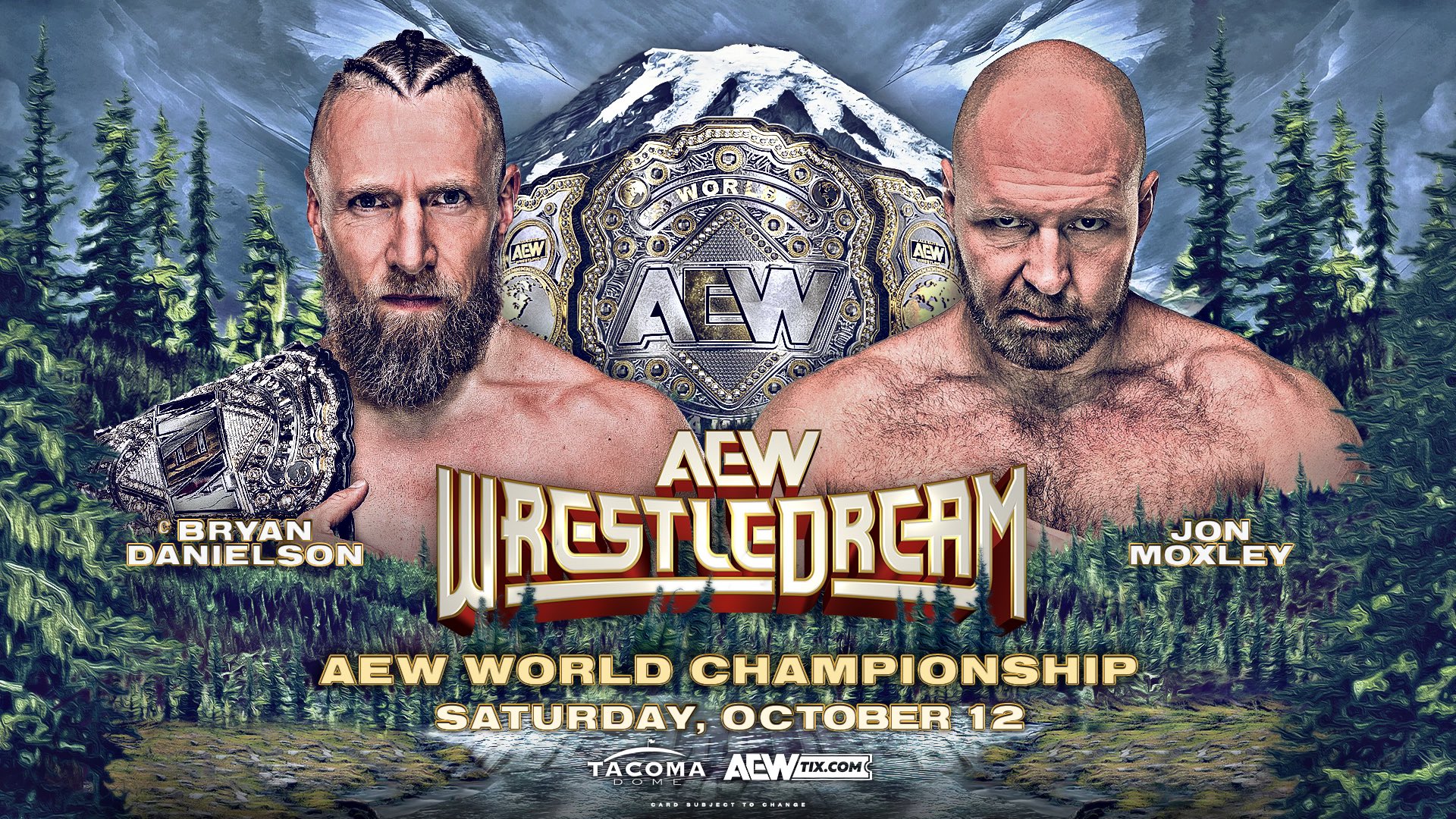 Bryan Danielson vs. Jon Moxley World title match set for AEW WrestleDream