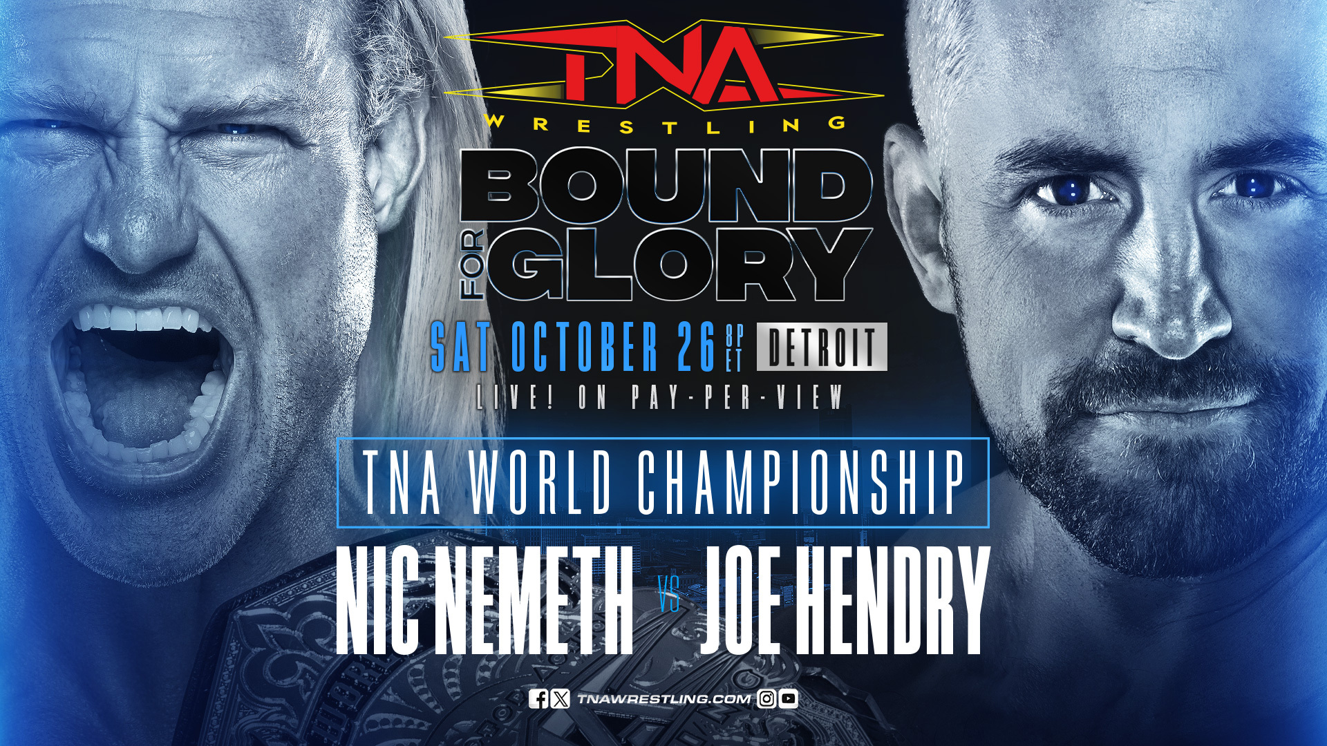 Joe Hendry challenging for TNA World title at Bound for Glory
