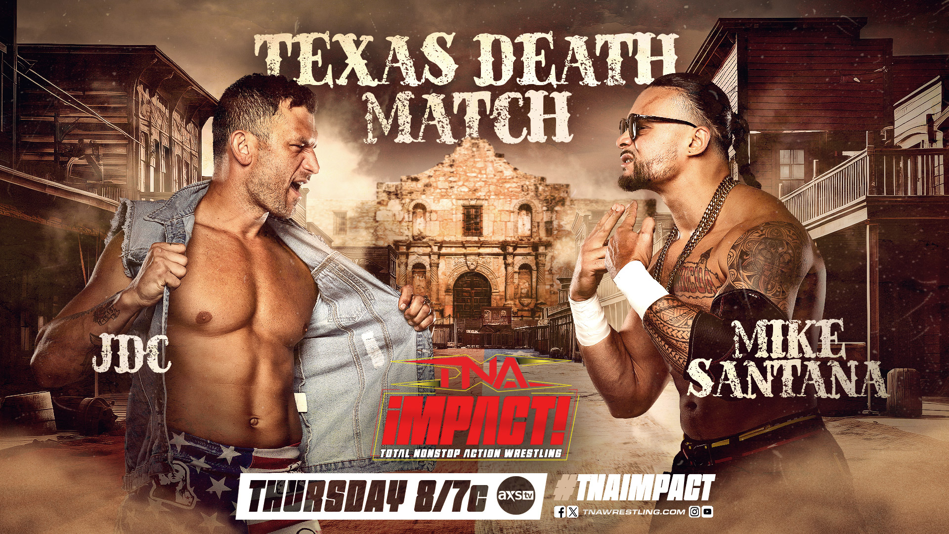 TNA Impact live results: Mike Santana vs. JDC Texas Death Match