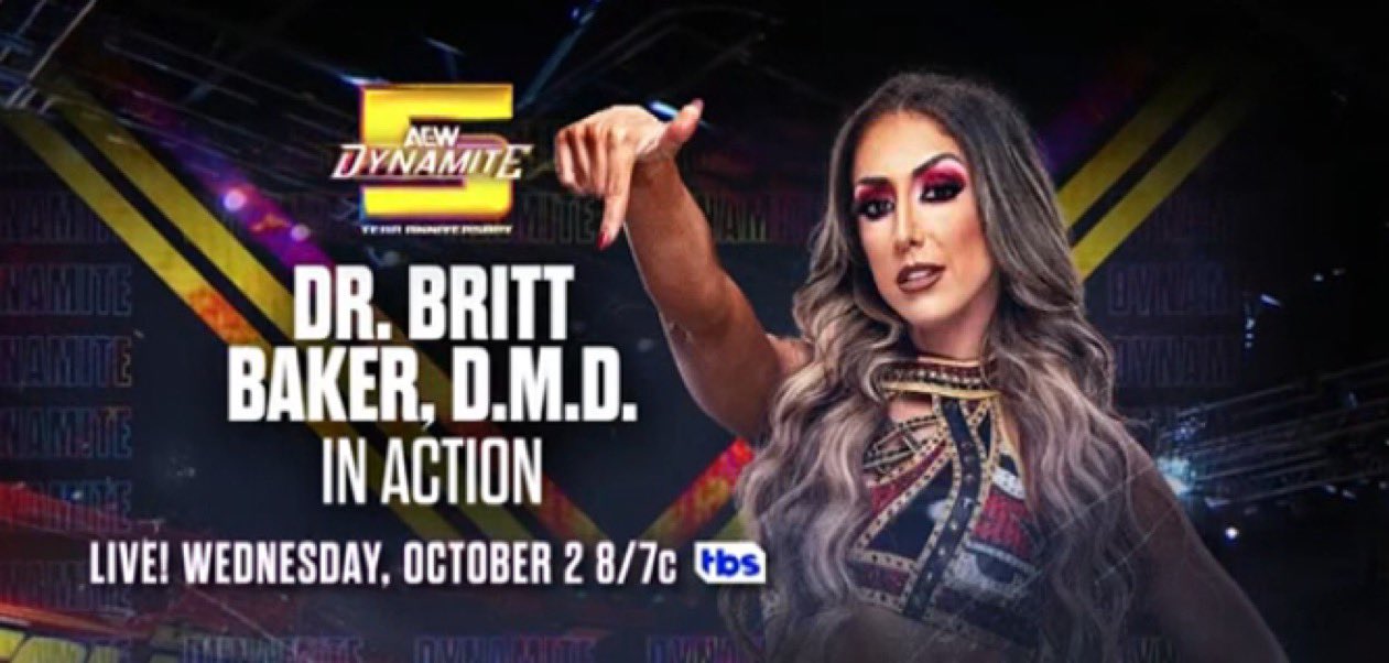 Britt Baker to make in-ring return on fifth anniversary edition of AEW Dynamite