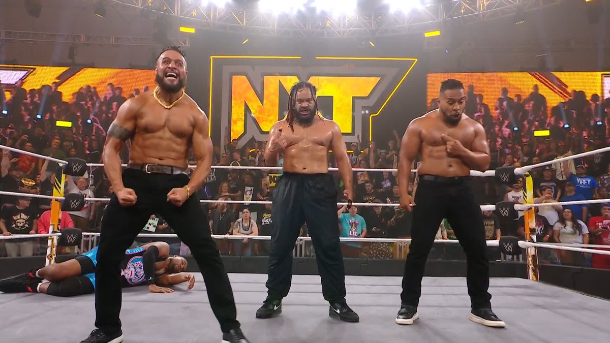 The Bloodline attack Street Profits, Nathan Frazer & Axiom on WWE NXT