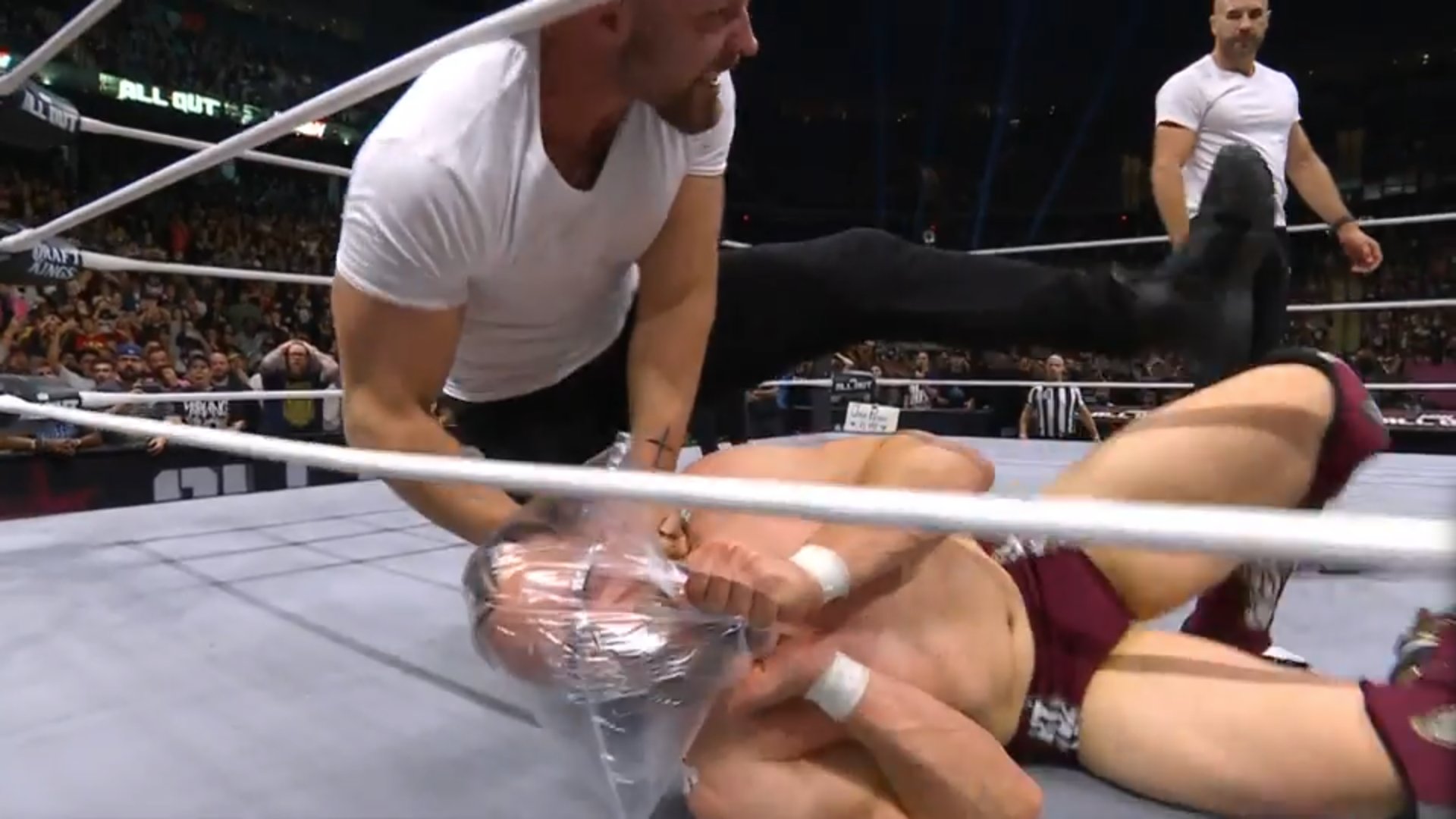 Jon Moxley & Claudio Castagnoli turn on Bryan Danielson at AEW All Out