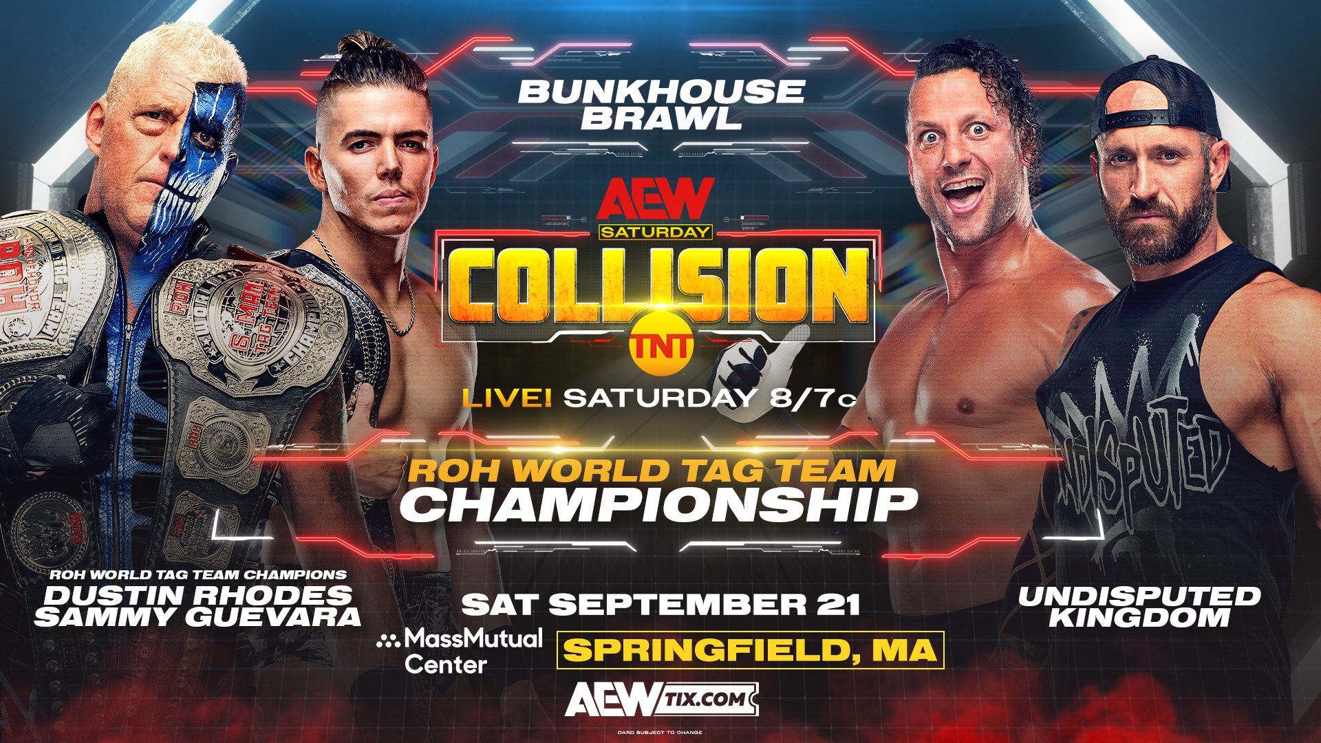 AEW Collision live results: Bunkhouse Brawl for ROH Tag Team titles
