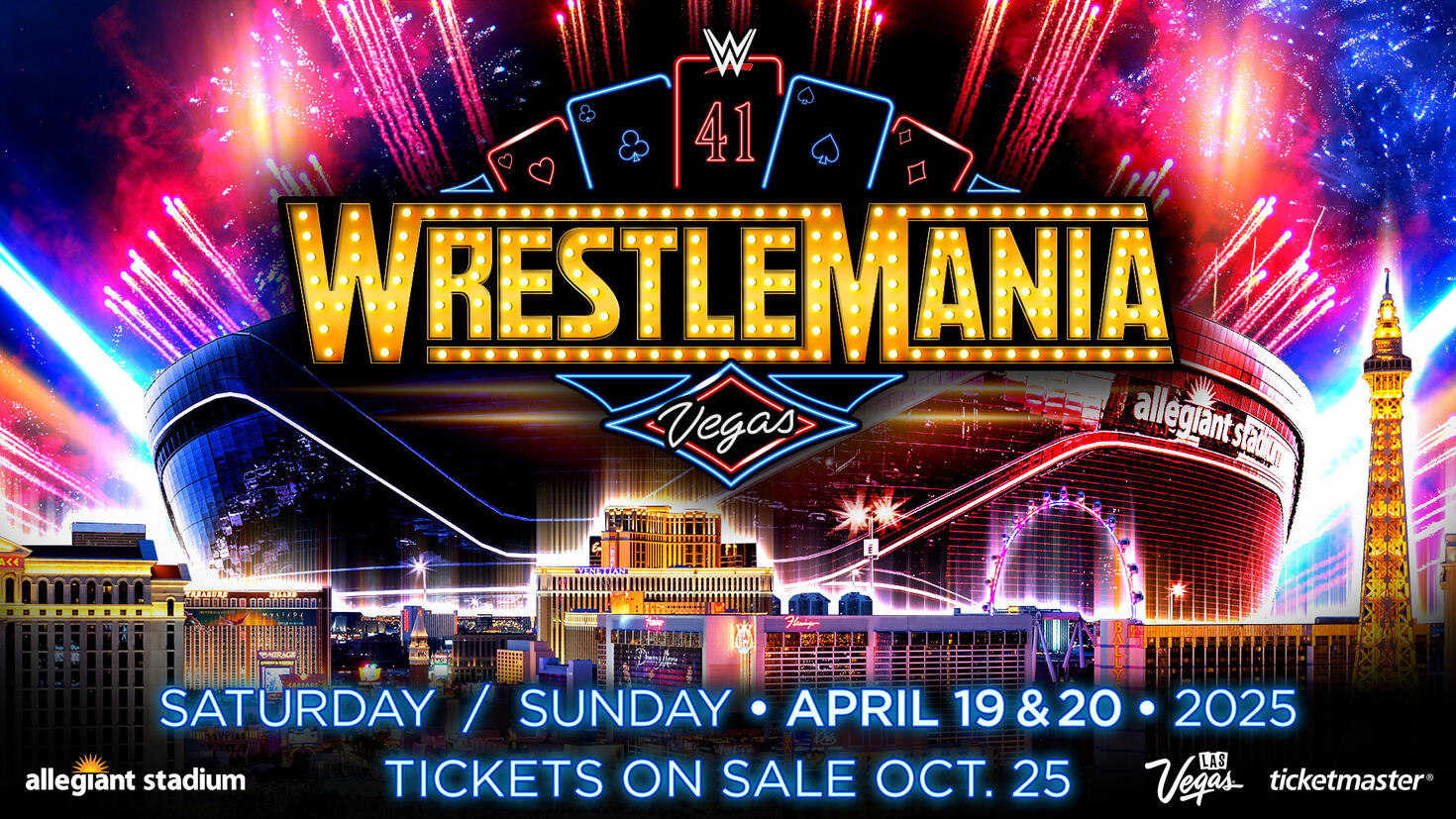 WWE reveals WrestleMania 41 ticket on-sale date