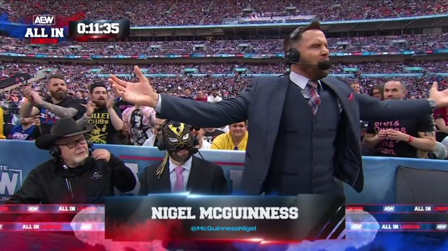 Nigel McGuinness wants to have at least one more match after AEW All In return