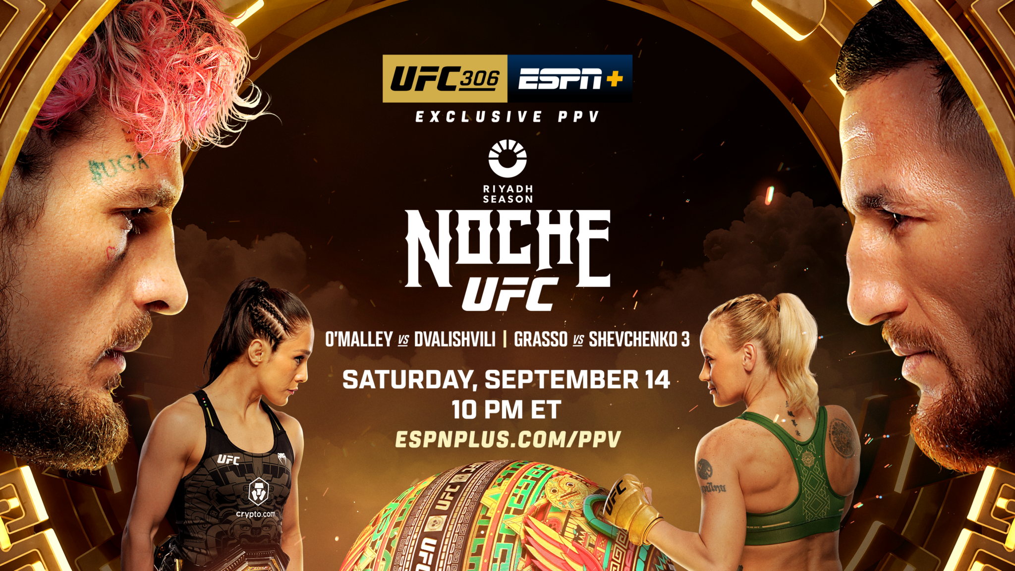 UFC 306 live results: Noche UFC at The Sphere