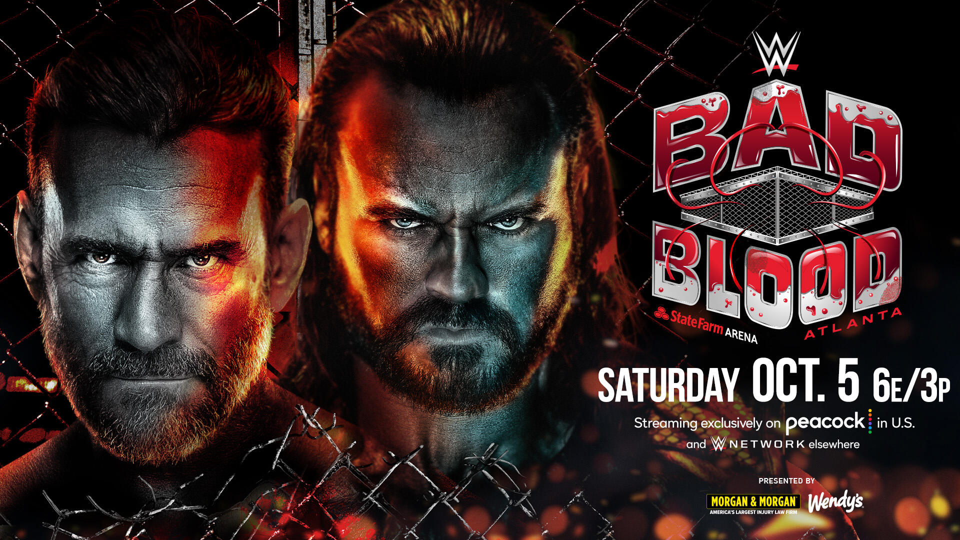 Punk vs. McIntyre Hell in a Cell match among WWE Bad Blood announcements