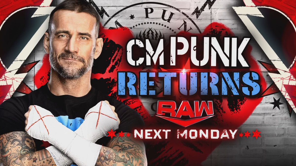CM Punk return, Judgment Day tag title defense set for next WWE Raw