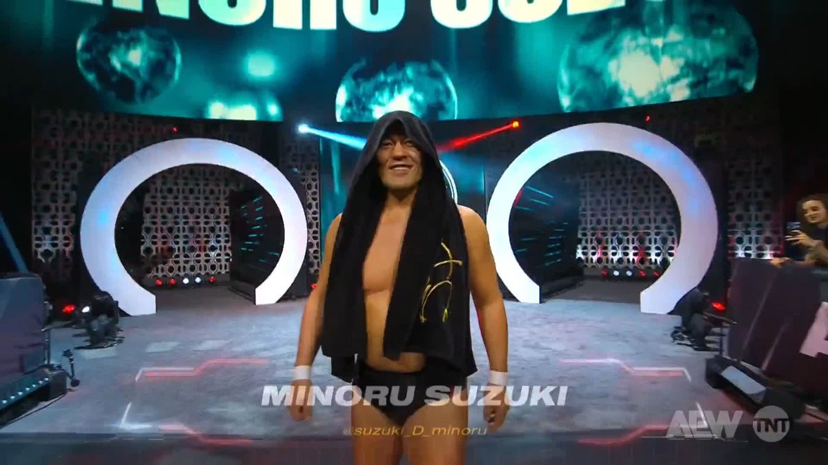Minoru Suzuki makes surprise appearance at AEW Collision Grand Slam