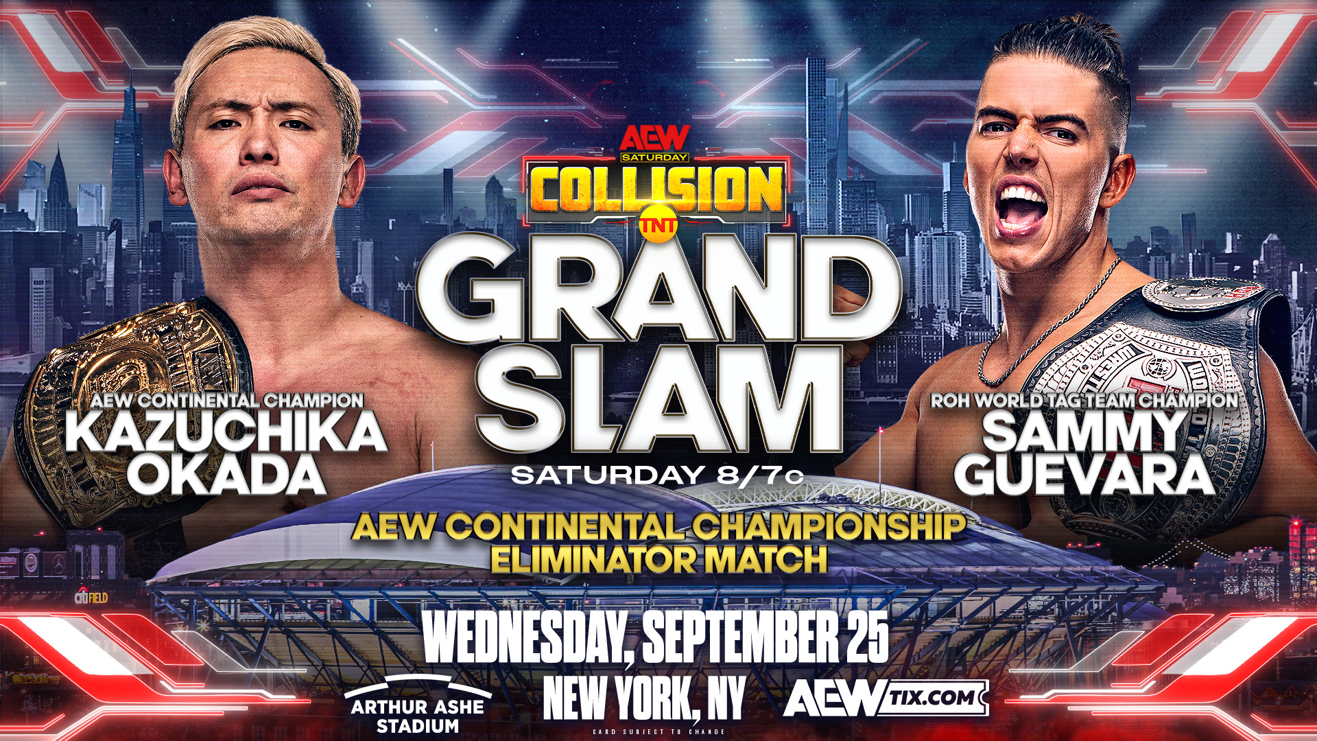 AEW Collision Grand Slam live results: Continental title eliminator match