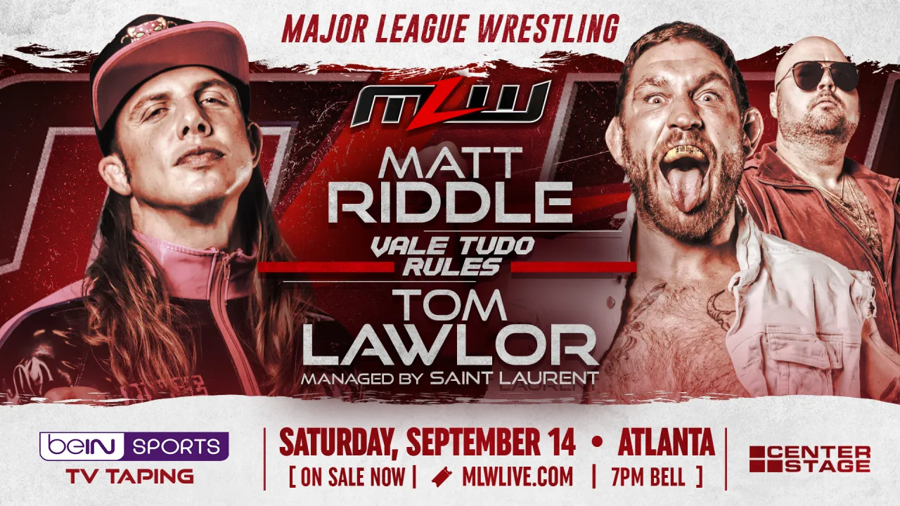 MLW books Matt Riddle vs. Tom Lawlor stipulation match