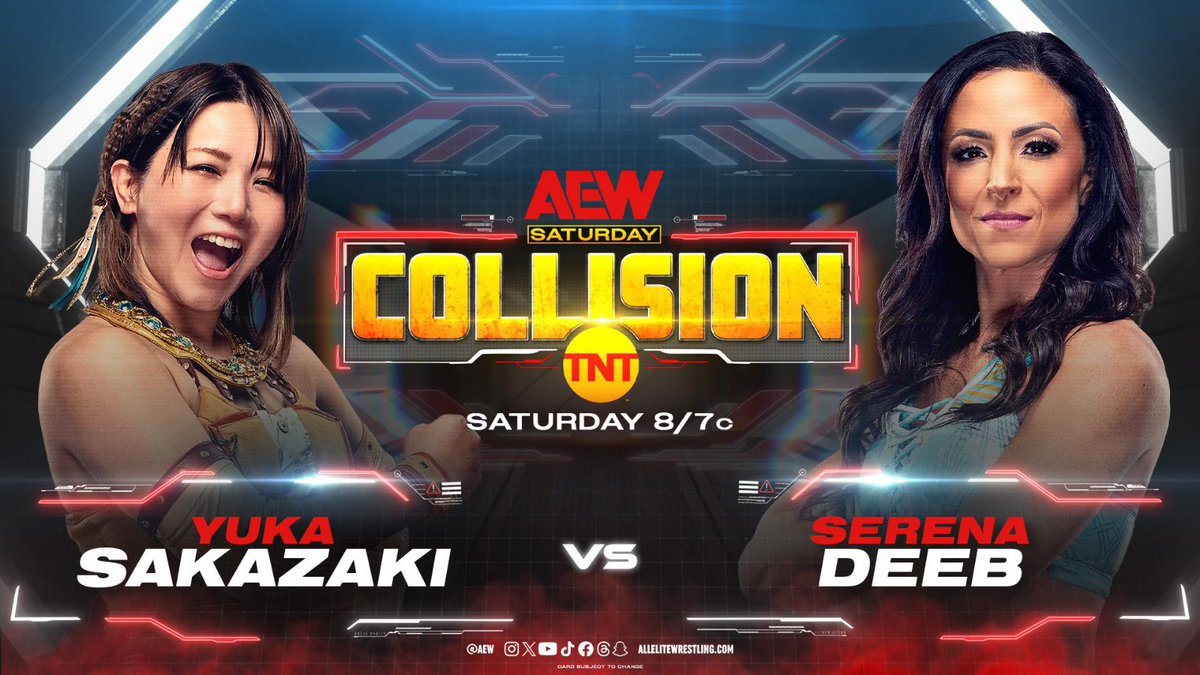 Yuka Sakazaki returning to action on AEW Collision