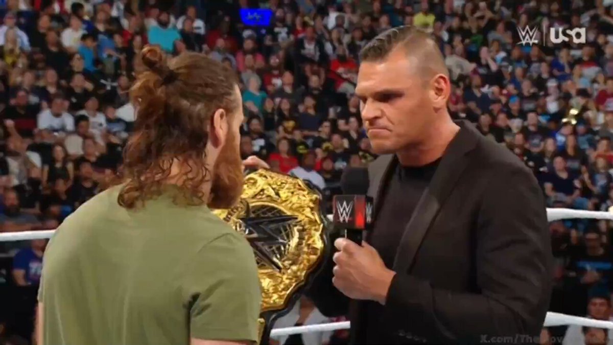 Gunther vs. Sami Zayn World title match listed internally for WWE Bad Blood