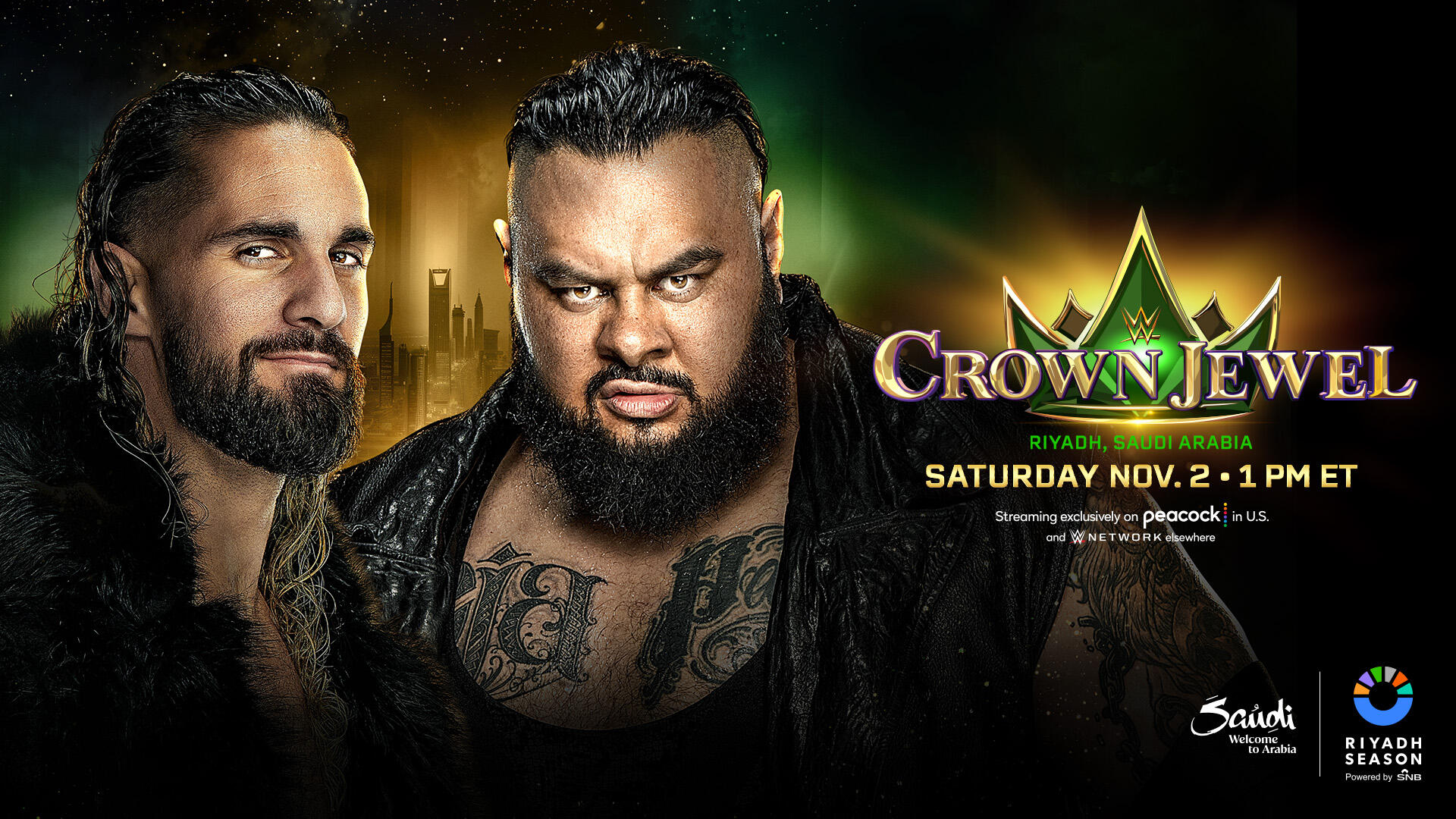 Seth Rollins vs. Bronson Reed added to WWE Crown Jewel