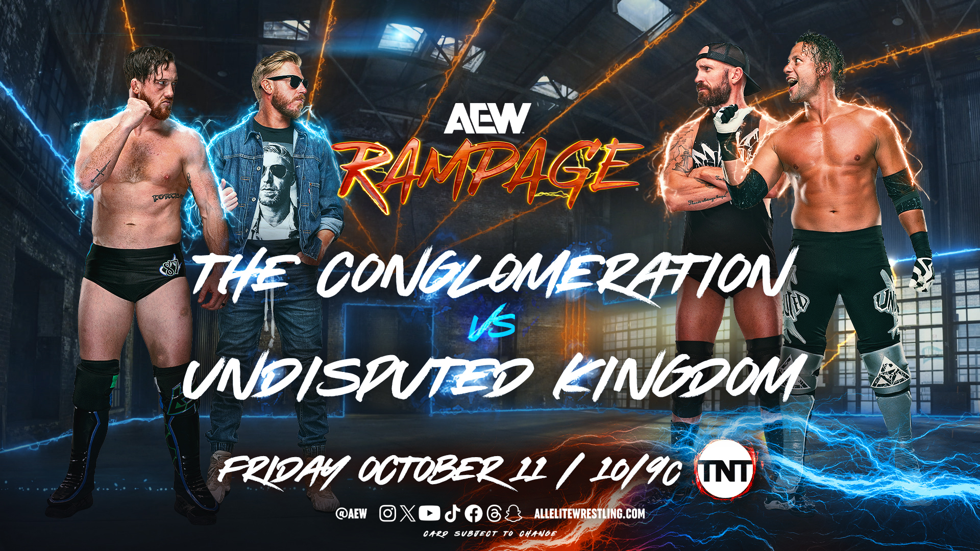 AEW Rampage live results: The Conglomeration vs. Undisputed Kingdom