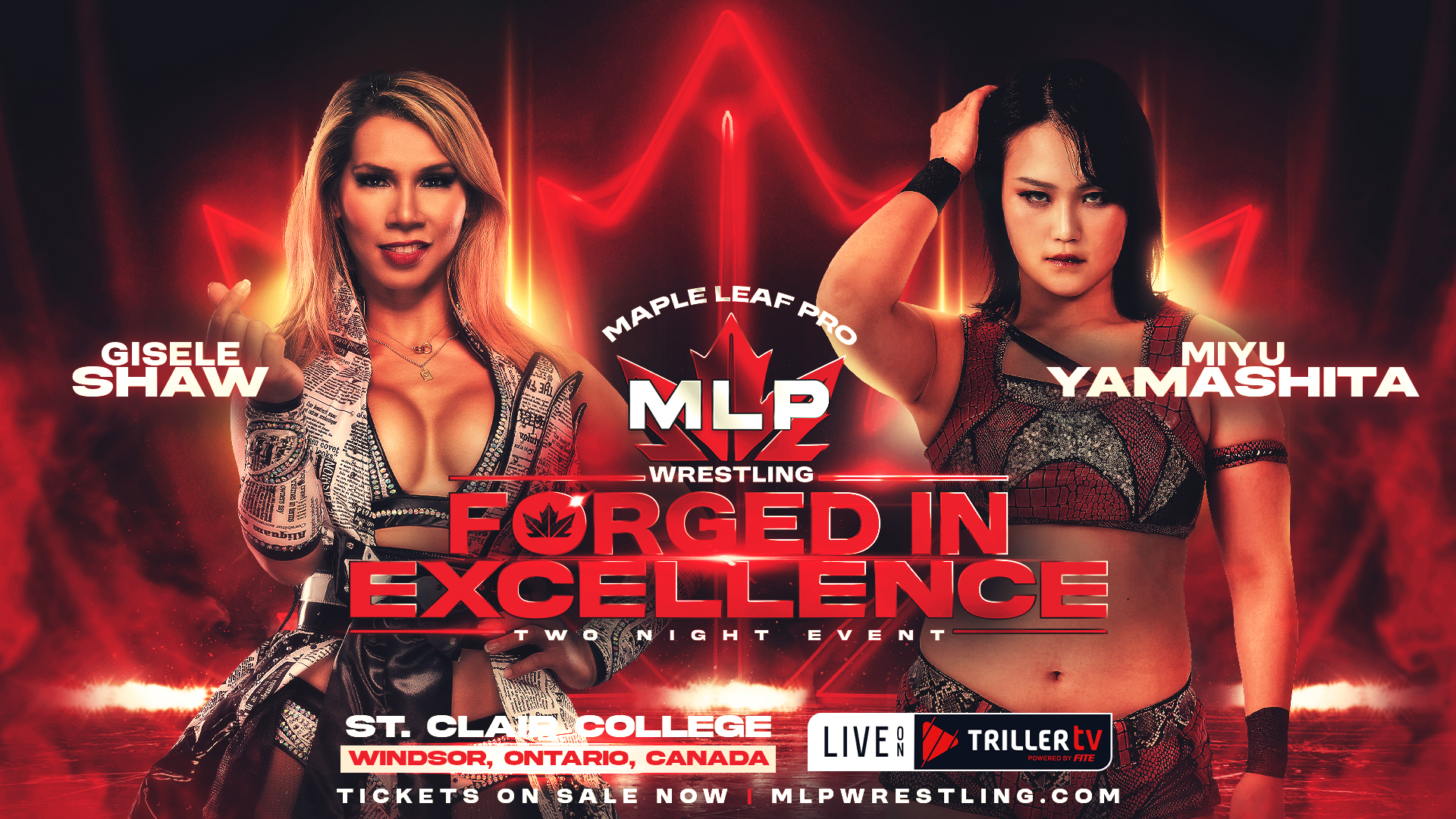 Gisele Shaw vs. Miyu Yamashita set for Maple Leaf Pro debut show