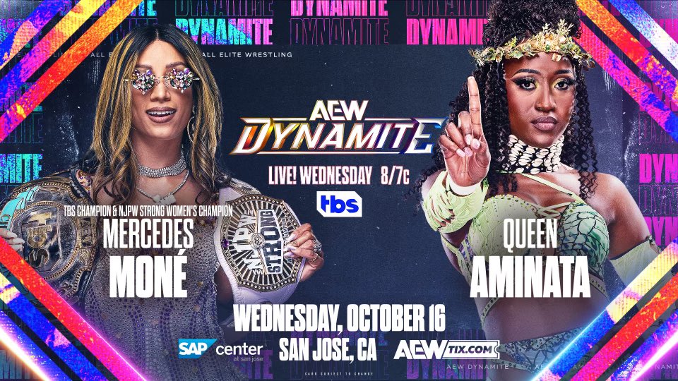 Mercedes Mone vs. Queen Aminata set for AEW Dynamite