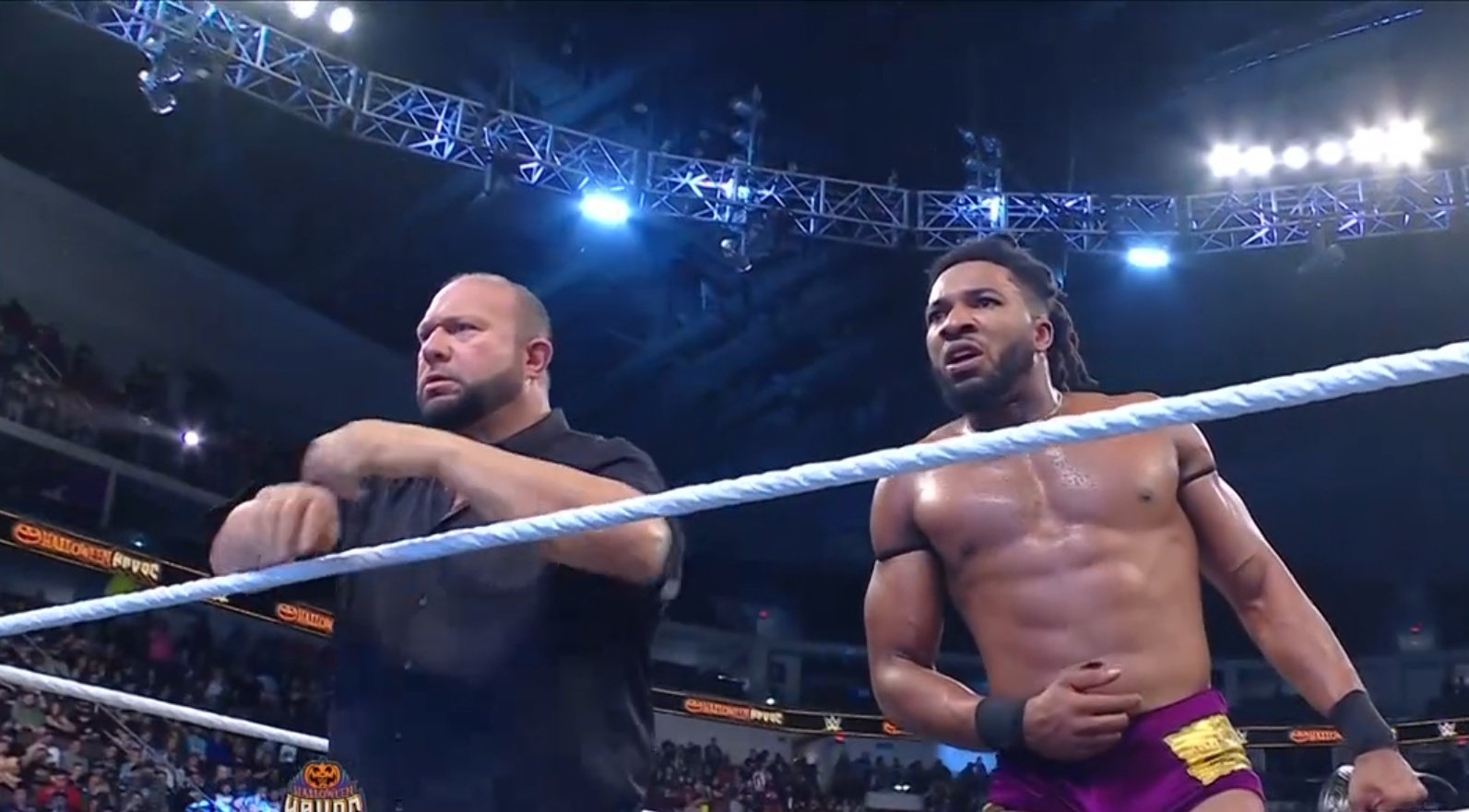 Bubba Ray Dudley makes save for Trick Williams at WWE NXT Halloween Havoc