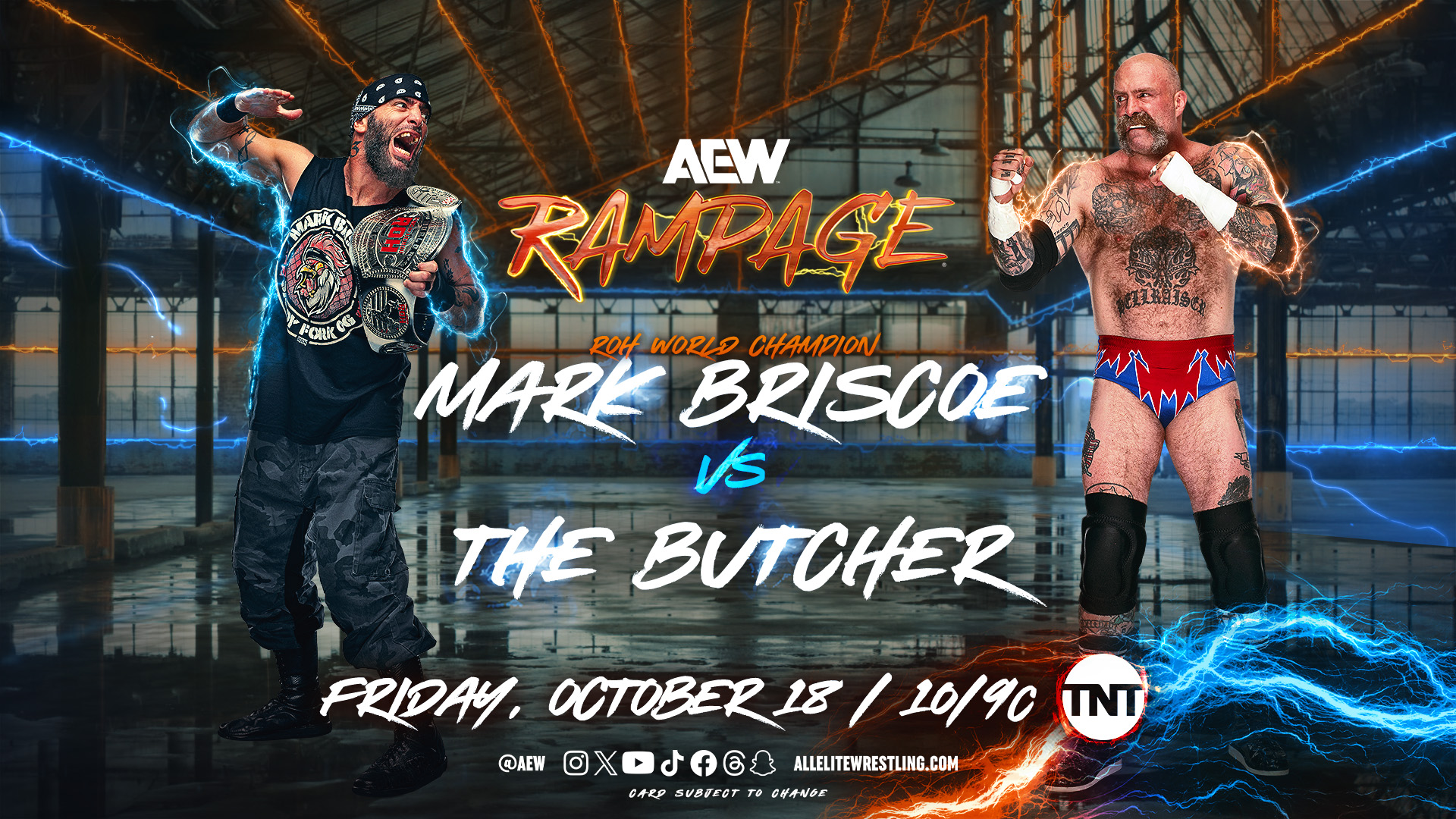 AEW Rampage live results: Mark Briscoe vs. The Butcher