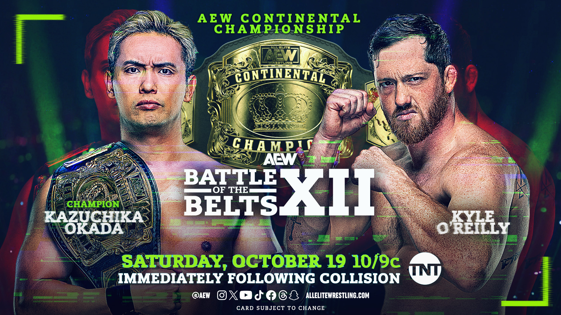 AEW Battle of the Belts XII results: Kazuchika Okada vs. Kyle O’Reilly Continental title match