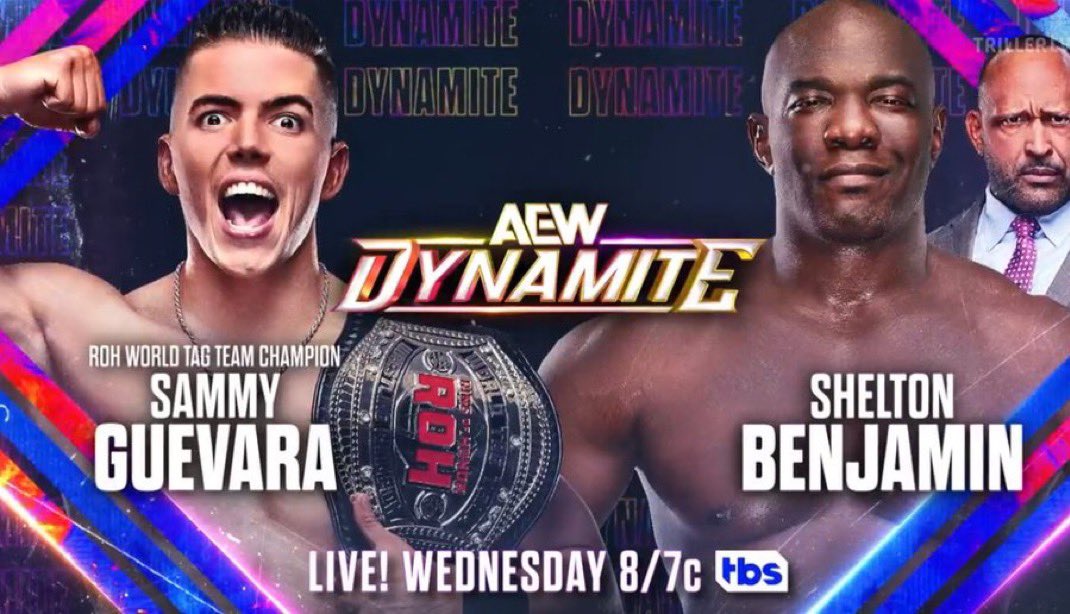 Sammy Guevara vs. Shelton Benjamin, Kyle Fletcher promo set for AEW Dynamite