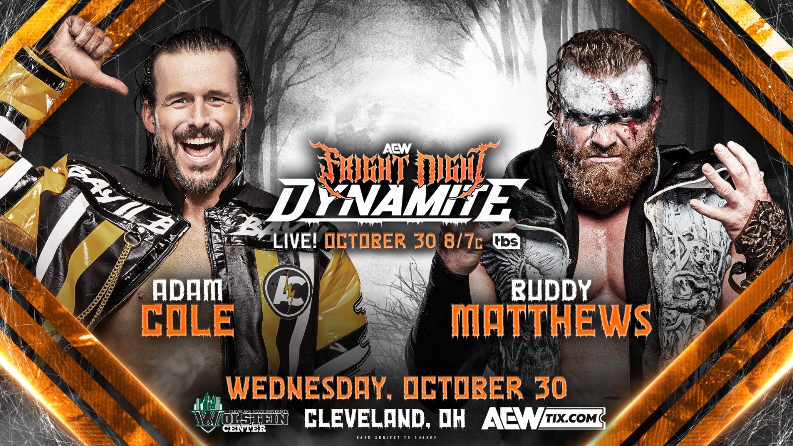 Adam Cole in-ring return, Tag Team title match added to AEW Fright Night Dynamite