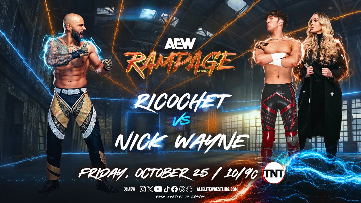 AEW Rampage live results: Ricochet vs. Nick Wayne