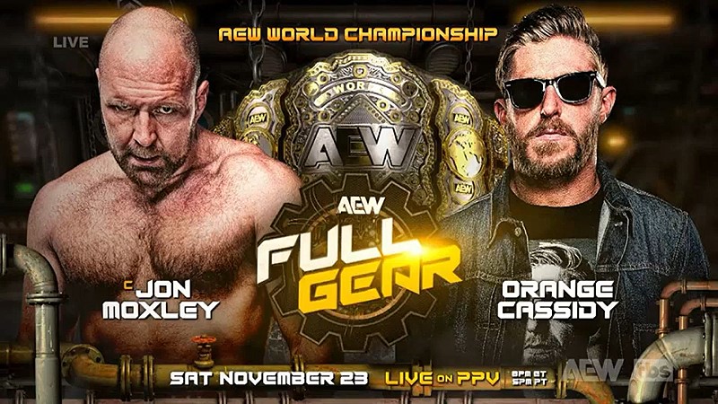 Jon Moxley vs. Orange Cassidy World title match official for AEW Full Gear