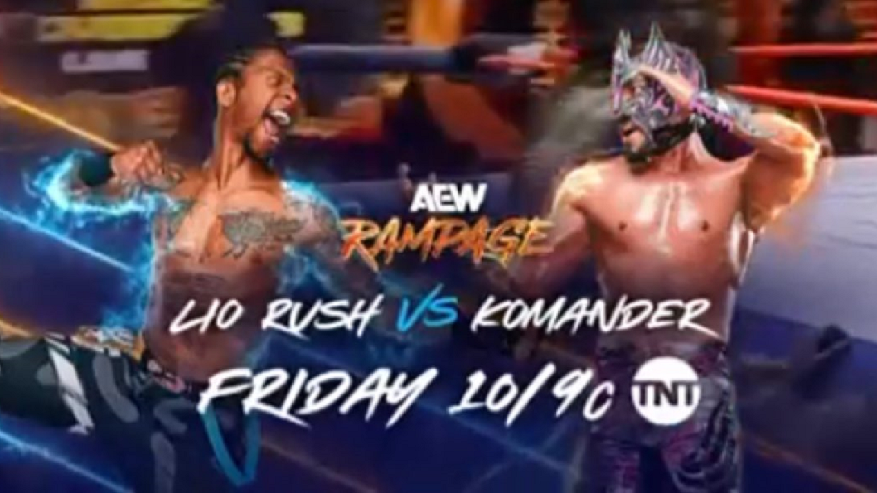 Lio Rush vs. Komander one of five matches set for AEW Rampage