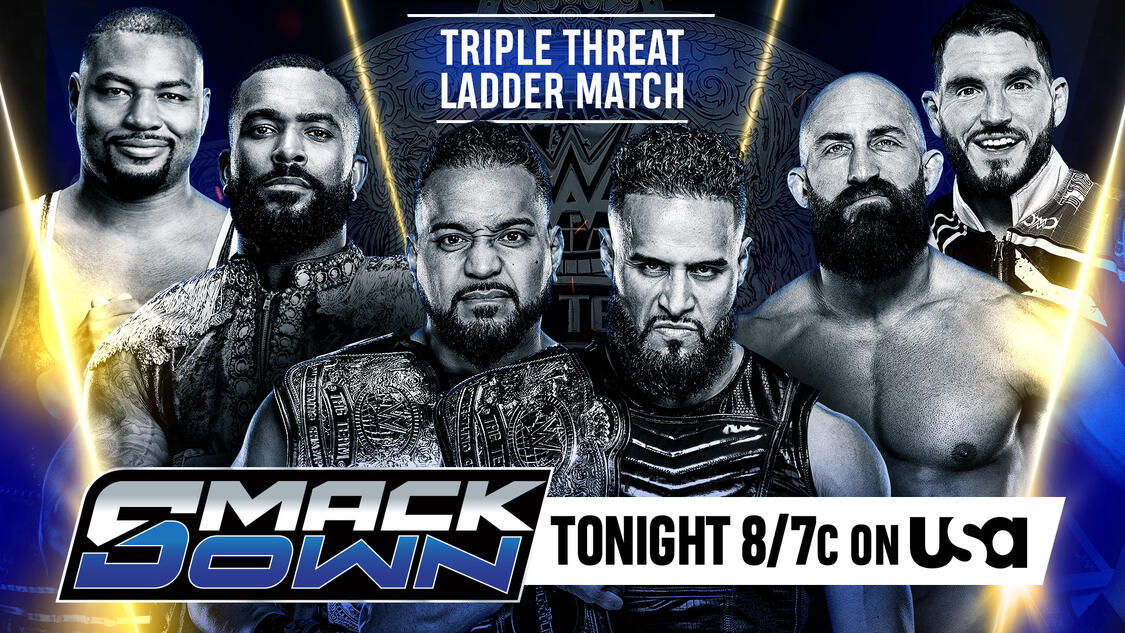 WWE SmackDown live results: Tag title ladder match, AJ Styles returns, more