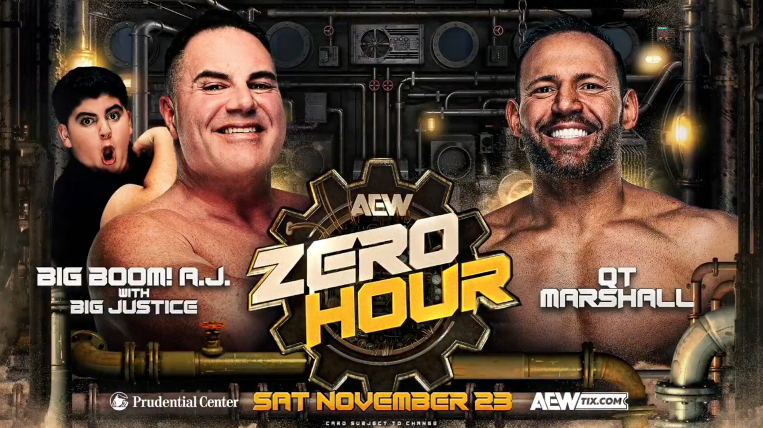 Costco Guy AJ vs. QT Marshall official for AEW Full Gear pre-show