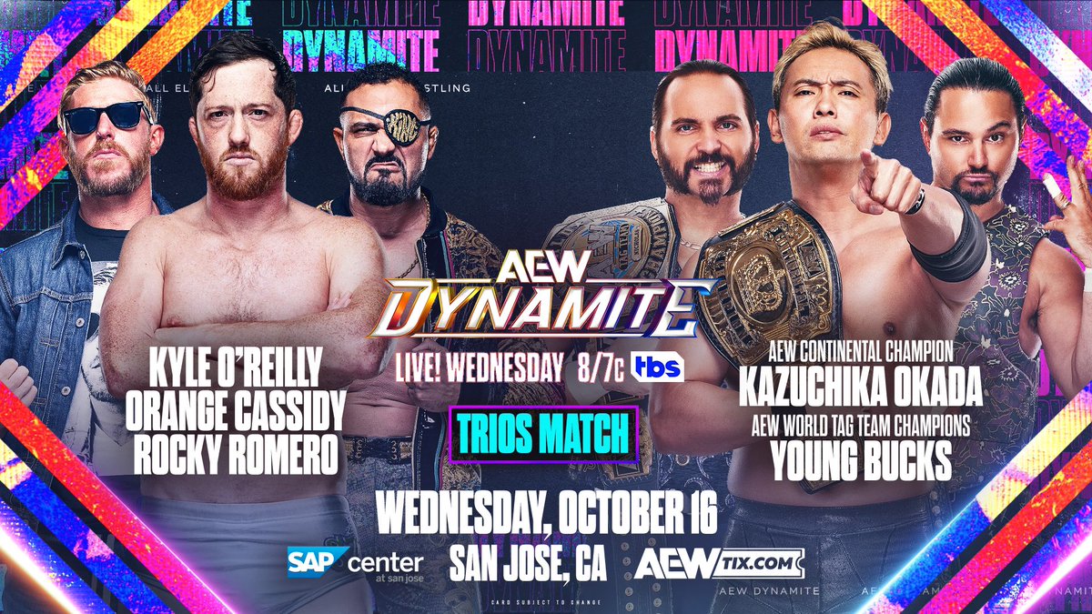 Elite vs. Conglomeration trios match added to AEW Dynamite