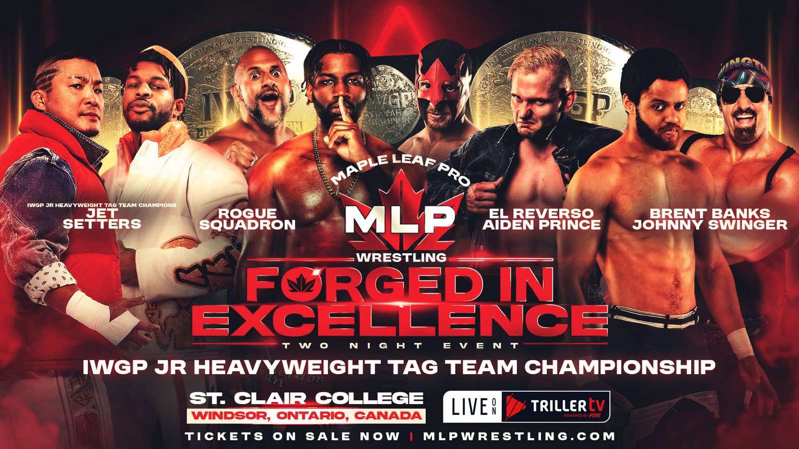 IWGP Junior Tag Team titles to be defended in Maple Leaf Pro Wrestling